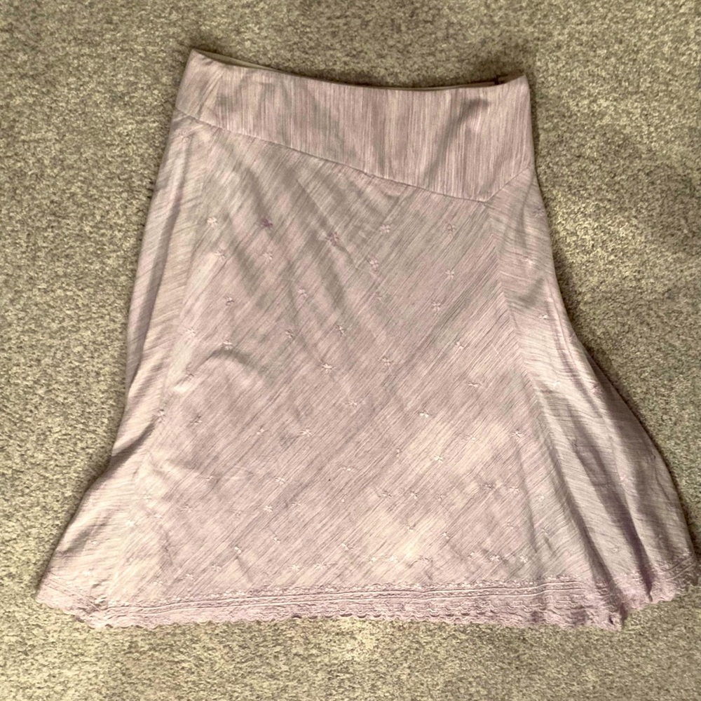 Gap Flowy Lavender Skirt